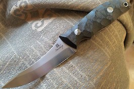 The first of the Capreolus, prototyped in RWL34 and black canvas micarta