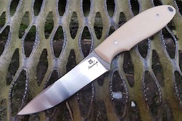 Midland Hunter in RWL34 and ivory linen micarta